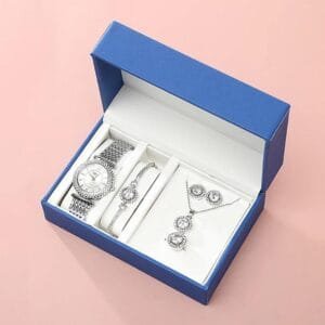 Valentine's Day Gift Box for Her - Watch, Bracelet, Earrings & Necklace