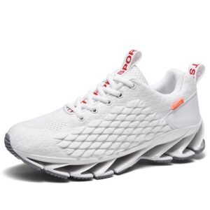 Big Size Men's White Running Sports Trainers
