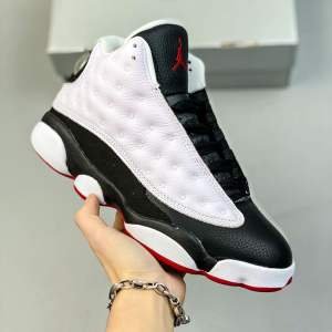 Air Jordan 9 Retro Sneakers - White/Black, Jumpman Logo, Rubber Sole