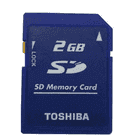 Toshiba 2GB microSD Memory Card - Class 4, Expandable Storage