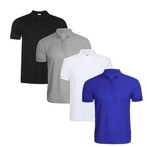 Kenntex Plain Polo T-Shirt - Cool & Reasonable Men's Wear
