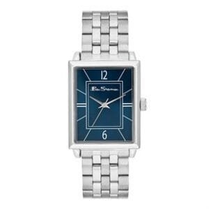 Men's Ben Sherman Watch - Stainless Steel, Black Rectangular Dial