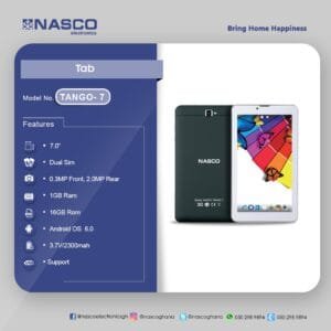 Nasco Tango-7 3G Android Tablet (16GB, 7" IPS)