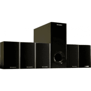 Nasco 5.1ch DVD Home Theater HT-S538 - Bluetooth, 25W Subwoofer, CD Ripping