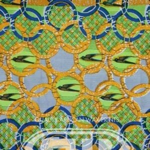 GTP Adepa Wax Print - Elegant Pearl-String Motif, ADP-17046-11