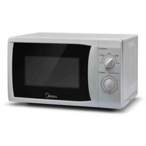 Midea 20L Solo Microwave Oven - 8 Auto Menu, 700W, Child Lock, MM720C2GS-B
