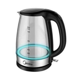 Midea 1.7L Electric Jug Kettle - 2200W, 360° Base, Cord Storage, MK-17G02B