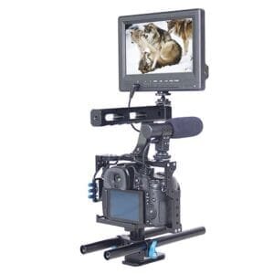 Video Camera Cage Stabilizer for Panasonic GH4 / Sony A7 - Full Access