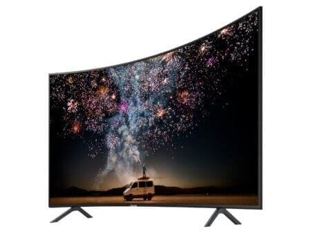 Samsung 55" Curved UHD Smart TV - UHD Processor, HDR, Slim Design