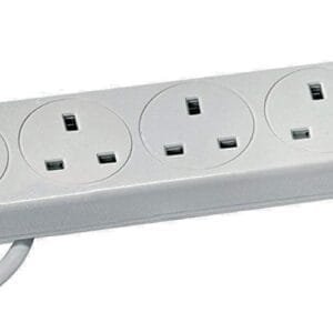 Sollatek MGX6U Surge Protector - 6 Sockets, 3M Cable, Spike Protection