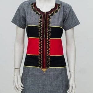 Ladies African Wear Straight Dress - Elegant & Comfortable