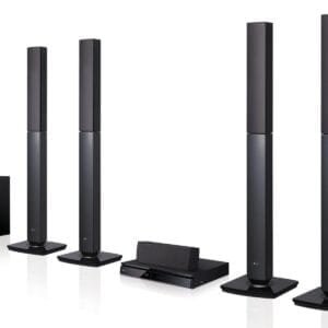 LG 1000W 5.1Ch DVD Home Theater - Bluetooth, USB Recording, LHD655BT