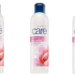 3 x Avon Care Rose Water Cleansing Toner
