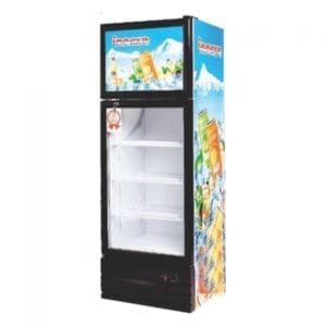 Innova 350L Showcase Fridge - 298L Net, Top Freezer, 2 Doors