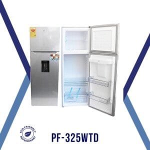 Pearl PF-330BWD Refrigerator - 251L, Bottom Freezer, Double Door