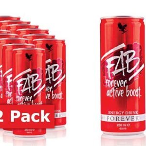 Forever FAB Natural Energy Drink - 12-Pack for Active Lifestyles