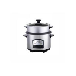 Midea 1.8L Rice Cooker - 750W, Stainless Steel Lid, MG-TH657A
