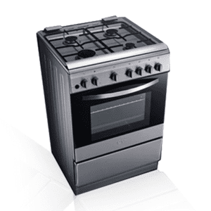LG 4-Burner Gas Cooker LGG6060 – 60cm Glossy Top & Durable Trivets