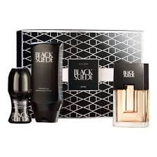 Avon Black Suede Gift Set for Him - Complete Fragrance Collection