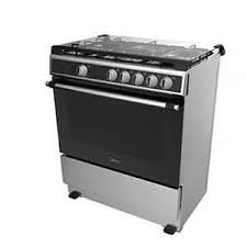 Midea 90x60 5-Burner Gas Cooker - Silver (36LMG5G027)