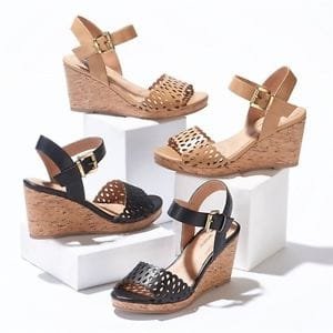 Avon Michaela Adjustable Wedge Shoes