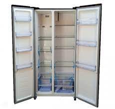 Pearl 436L Side-by-Side Refrigerator PF-640BG - 291L Fresh, 145L Frozen