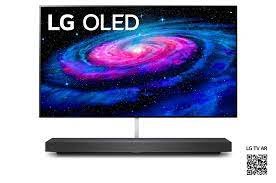 LG WX 65-inch 4K Smart OLED TV - Wallpaper Design, Alpha 9 AI Processor