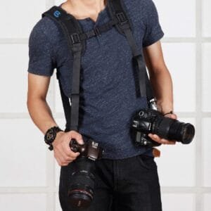 Quick Double Shoulder Strap for DSLR Camera - Wide & Anti-Slip