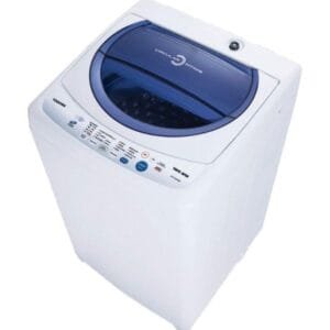 Toshiba 7kg Top Load Washing Machine - 1200 RPM, 12 Programs, Silver, AW-J800AUP