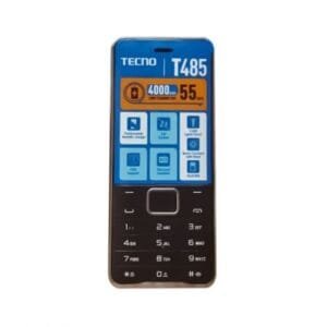 Tecno T485 Feature Phone - 2.4-inch Display, Dual SIM, 4MB ROM