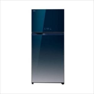 Toshiba 608L Double Door Fridge GR-AG820U-G - Black, Stylish