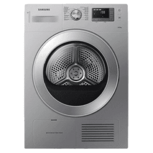 Samsung 8kg Front Load Washer WW80H5250 - Silver, LED Display