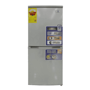 Nasco 132L Double Door Refrigerator DD2-18 - Bottom Freezer, Stainless Steel