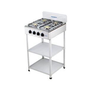Nasco 5-Burner Gas Stove (NASGS-K5BW-S, White)