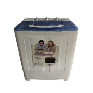 Delron 7kg Twin Tub Washing Machine - Efficient Cleaning, White, DWM-007