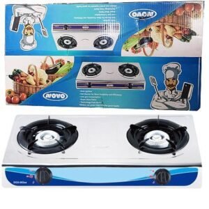 Novo 2-Burner Stainless Steel Table Top Gas Stove