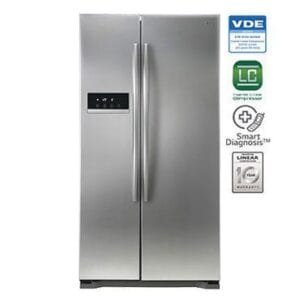 LG 567L Side-by-Side Refrigerator (GCB207GLQV)
