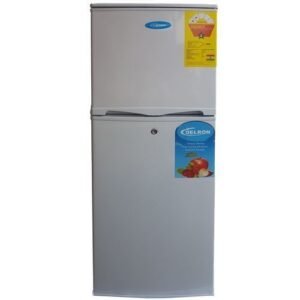 Delron 132L Double Door Refrigerator (DRF-132A, Grey)