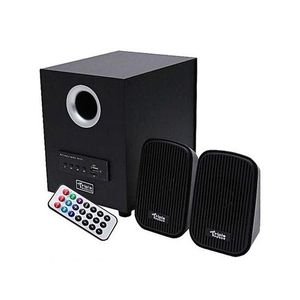 Triple Power C10 Wood Multimedia Speaker - Super Bass, Bluetooth, Remote