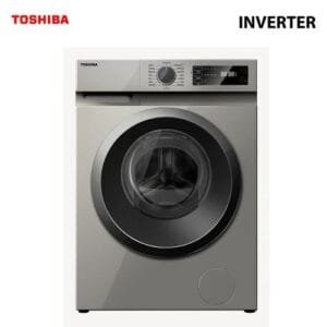 Toshiba 7kg Front Load Washing Machine (TW-BJ80S2GH, Silver, 1200 RPM)