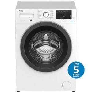 Beko 8kg Inverter Front Load Washer - Fully Automatic, 3-Year Warranty