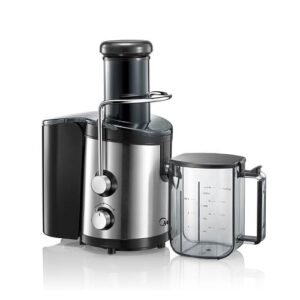 Midea MJ-60JM01B 1.25L Juice Extractor - 600W, 2 Speeds, Stainless Blade