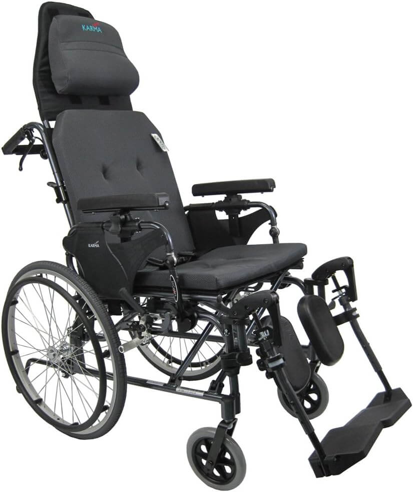 McSarpong - Electric Longback Reclinable Wheelchair | Dual Motor | Foldable Design