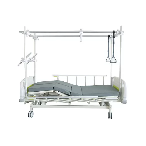 McSarpong – Orthopedic Bed with 4 Cranks AG-OB001 | Adjustable Bed with Wooden Bedboard and Al-Alloy Handrails