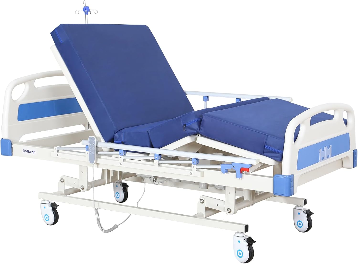 McSarpong – Hydraulic Patient Bed with 3 Functions AG-BMY002B | Adjustable Bed with Pedal Control and ABS Panels