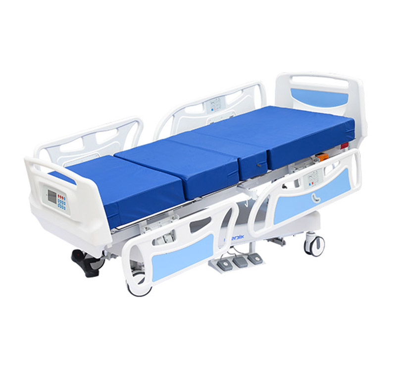 McSarpong – 7-Function ICU Bed with 10-Part Steel Hospital Bed Board AG-BR002C | Advanced ICU Bed with Electric Functions and Weighing Scale