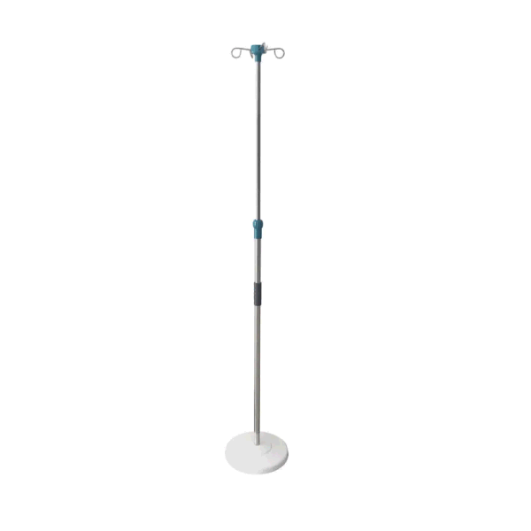 McSarpong – IVS-XS-M04 IV Stand | Adjustable Stainless Steel IV Pole with 4 Hooks and Mobile Base