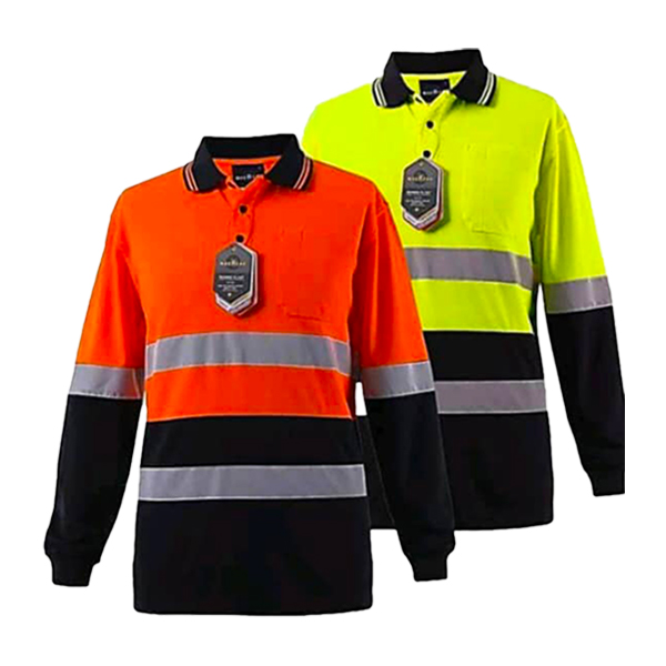 Reflective Lacoste Long Sleeve Shirt | Durable High-Visibility Workwear for All-Day Protection