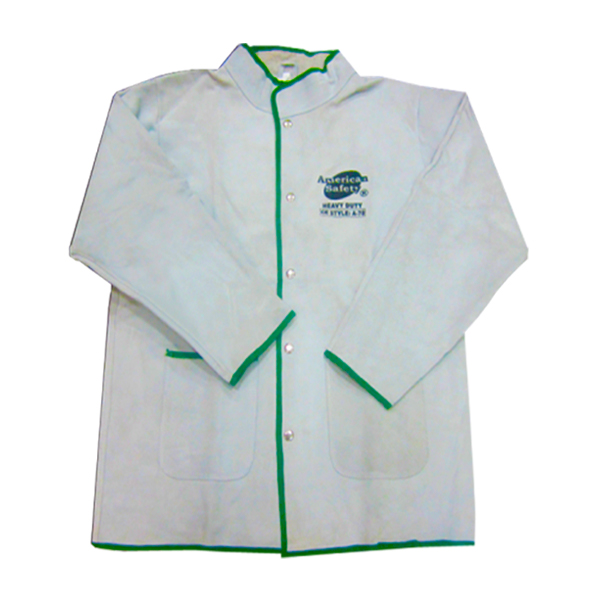 Welding Jacket | Flame-Resistant Leather & Cotton Jacket for Professional Welding Protection
