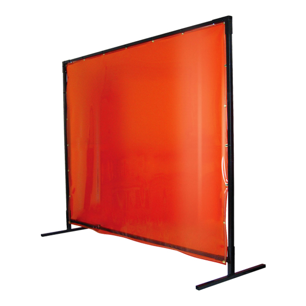 Welding Screen – Complete Unit | Full-Protection Welding Curtain System for Arc Flash & Spark Containment